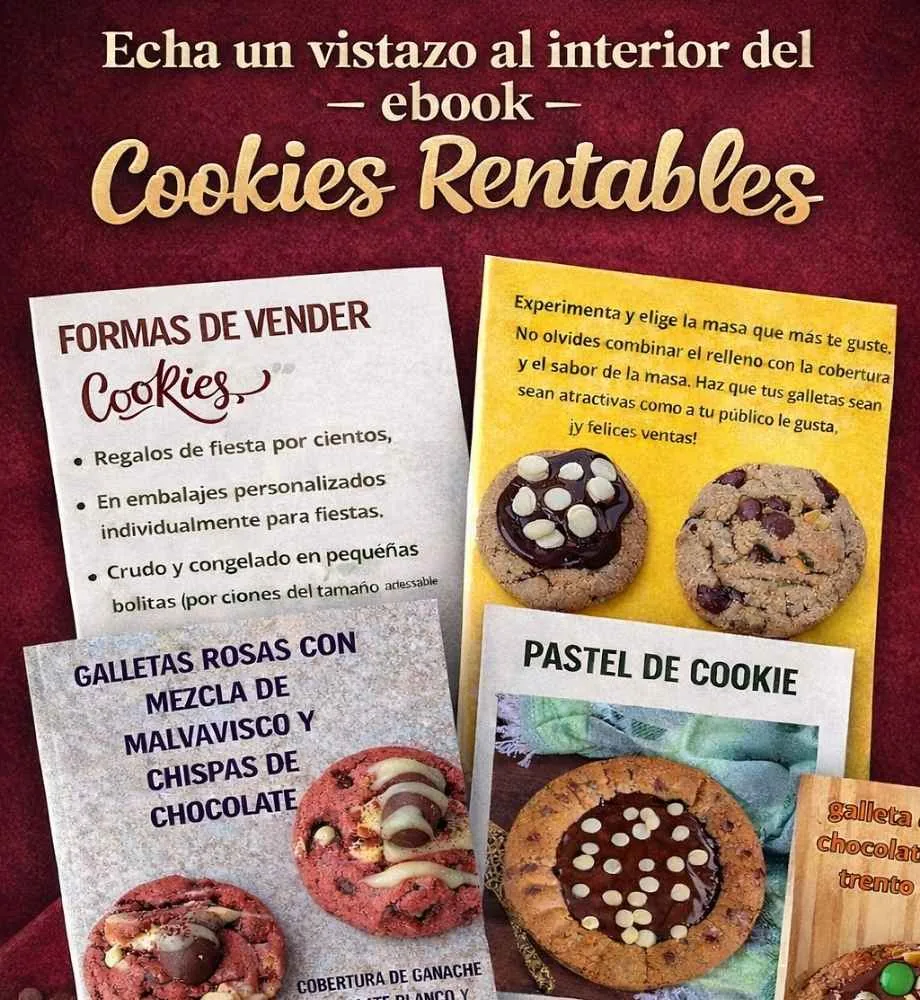 Cookies reais feitas por Andréa