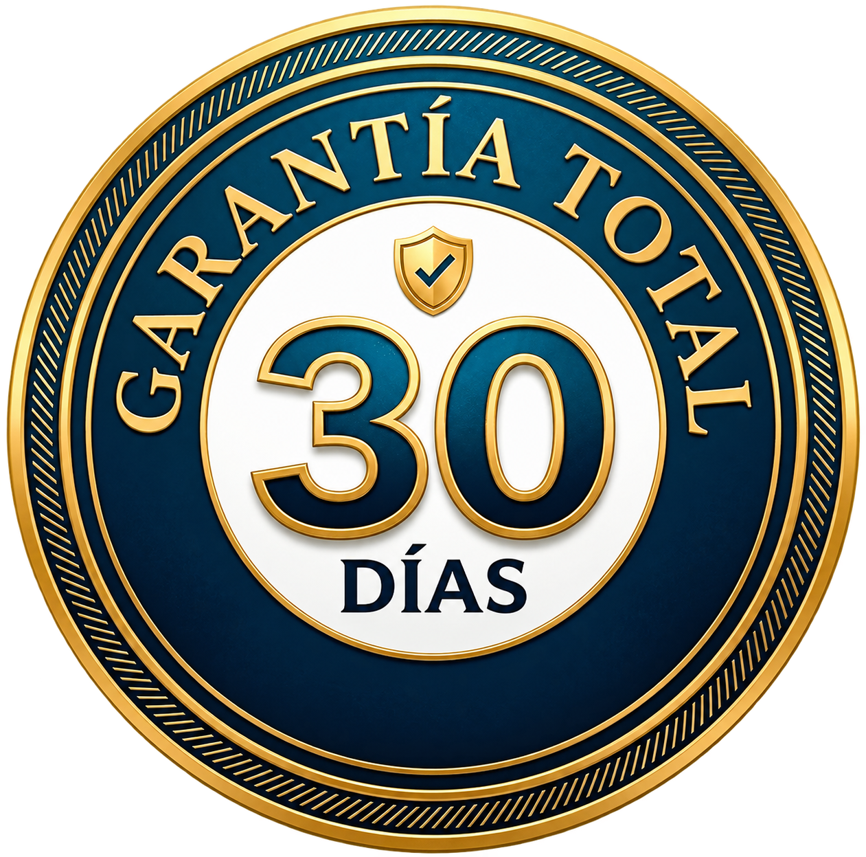 Garantía total de 30 días