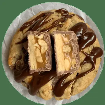Receta de Cookies Snickers